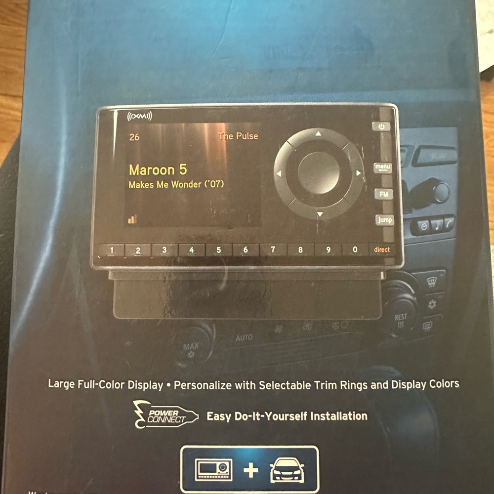 Sirius XM Black Car Radio Receiver